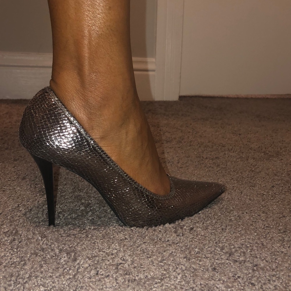 Zara Zapato Taco Heels